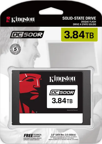 Kingston DC500R 3.84TB 2.5"SATA III SSD (SEDC500R/3840G)