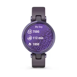 Smartwatch Garmin  Lily Sport Orchideowa ramka, ciemnofioletowa koperta i silikonowy pasek (010-02384-12)