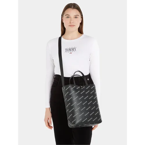 Сумка Tommy Jeans Tjw Must Tote Aov Print AW0AW15646 Black Allover Print 0GJ