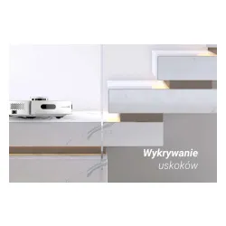 Robot sprzątający Ezviz RE5S Plus Funkcja mopowania Stacja oczyszczająca Tworzenie mapy pomieszczenia Biały