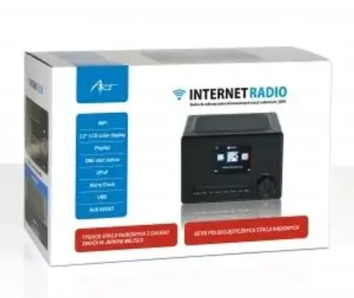 Radioodbiornik ART WIFI1001 Internetowe Czarny