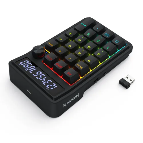 Klawiatura mechaniczna Redragon K733-RGB-WL Cove RPC Czarny