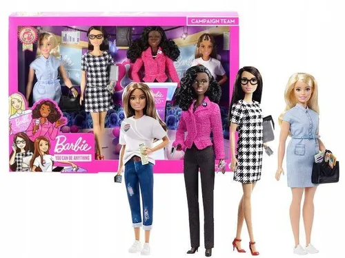 Lalka Barbie kariera 4 lalki GMV99