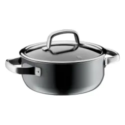 WMF Fusiontec Mineral 2,4 l - garnek niski stalowy z pokrywką