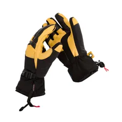 Rękawice snowboardowe męskie Level Ranger Leather pk black