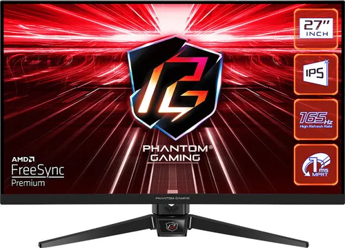 Monitor ASROCK Phantom Gaming PG27FF1A 27" 1920x1080px IPS 165Hz 1 ms [MPRT]