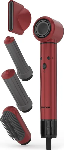 Suszarko-lokówka Sencor SHS E912RD 1300W Jonizacja Zimny nawiew 4 poziomy temperatury