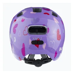 Kask rowerowy dziecięcy Alpina Ximo 2 Jr purple hearts gloss