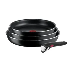 Zestaw patelni Tefal Ingenio Extra L1549153 Titanium 22cm, 24cm, 26cm