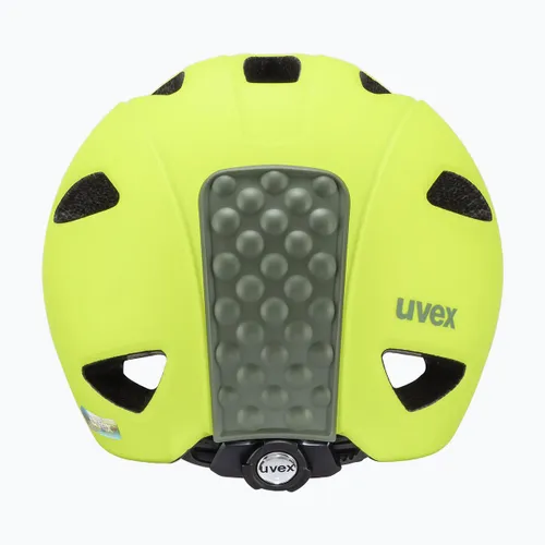 Kask rowerowy dziecięcy UVEX Oyo Jr neon yellow/moss green matt