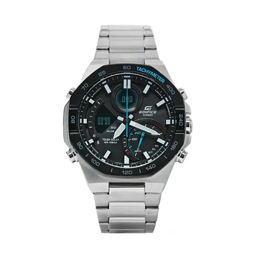 Часы Casio Edifice Racing ECB-950DB-1AEF серебристые