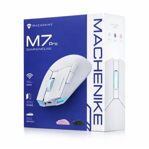Myszka gamingowa Machenike M7 Pro Bezprzewodowa Biała