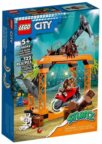 LEGO City 60342 Wyzwanie Kaskaderskie: Atak Rekina