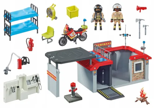 Playmobil 71193 портативная пожарная часть