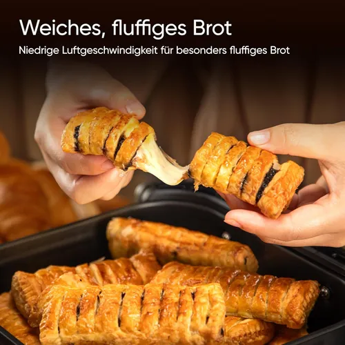 Frytkownica beztłuszczowa COSORI Turbo Tower Pro Smart ‎CAF-DC113S-ADE Wi-Fi 10,8 l Double Stack