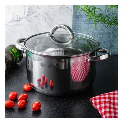 AMBITION Berry 4,8 l - garnek ze stali nierdzewnej z pokrywką