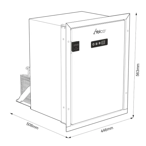 Lodówka Yolco QL40 36l