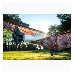 Hamak turystyczny ENO DoubleNest Print tropic/merlot