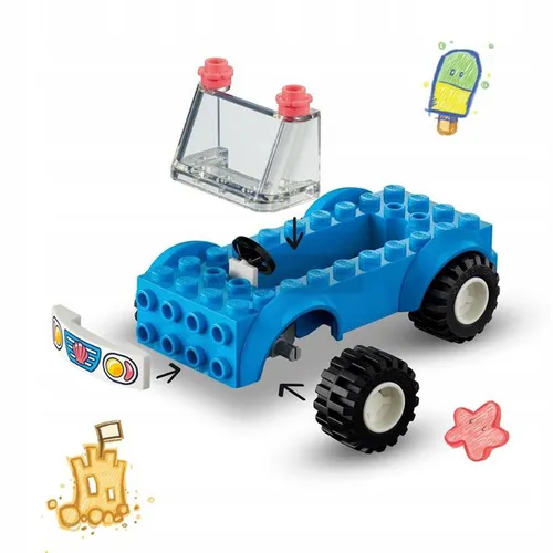 LEGO FRIENDS 41725 ZABAWA Z ŁAZIKIEM PLAŻOWYM