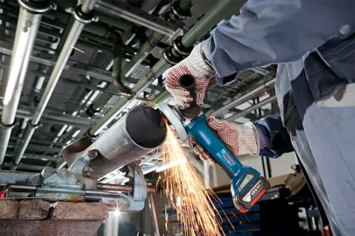 Akumulatorowa szlifierka kątowa Bosch GWS 18V-10 P 2x5.0Ah