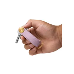 Skórzane etui organizer na klucze Orbitkey Key Organiser Pro Saffiano Leather - lilac
