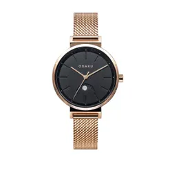 Obaku Maane V243LMVBMV Saat Gül Altın