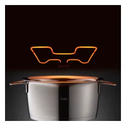 FISSLER Phi 2,3 l - garnek ze stali nierdzewnej z pokrywką