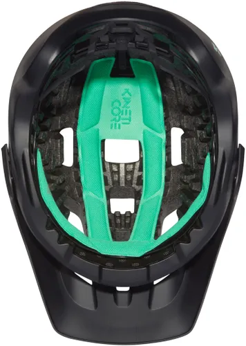 Kask rowerowy LAZER Jackal KinetiCore Czarno-biały MTB (rozmiar L)