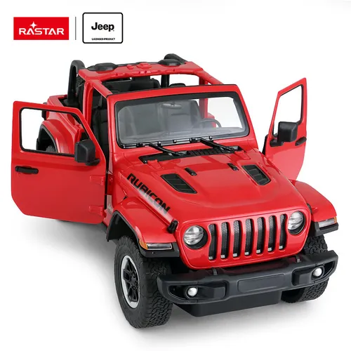 Jeep Wrangler JL R/C skala 1:14 Rastar 79400  samochód sterowany czerwony