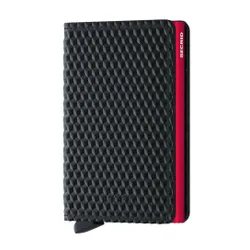 Mały portfel RFID Slimwallet Secrid Cubic - black/red