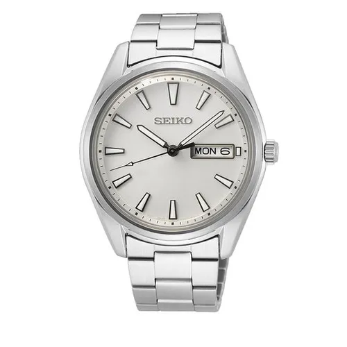 Seiko Classic Quartz Saatler SUR339P1 Gümüş / Gümüş