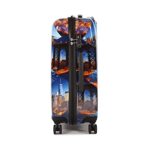 Средний жесткий чемодан Saxoline Trolley ассорти 1418h0. 60. 10 Нью-Йорк