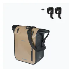 Sakwa rowerowa Basil Rivo M Single Bag MIK Hooks 12-15 l sand/black