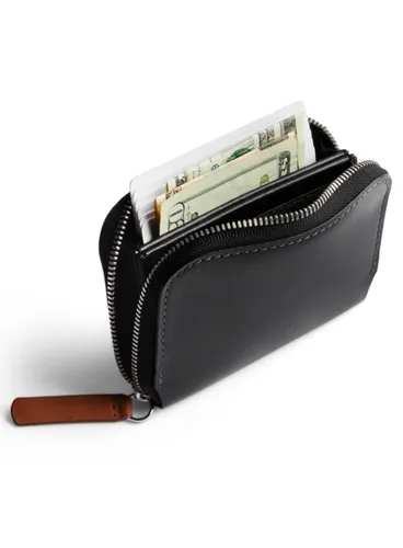 Кожаный кошелек унисекс Bellroy Folio Mini - черный