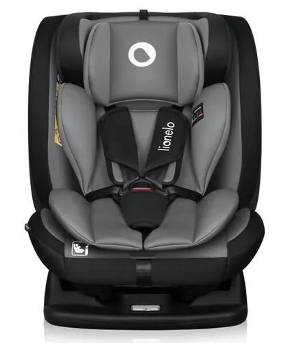 Fotelik samochodowy LIONELO Izzy i-Size 40-150 cm (0-36 kg) Czarno-szary