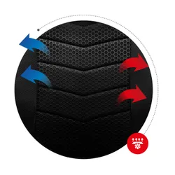 Fotel HUZARO Force 2.5 Czarno-czerwony