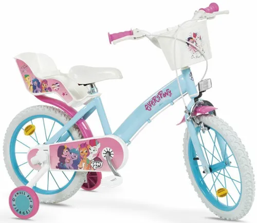 Rower dziecięcy TOIMSA My Little Pony 16 cali dla dziewczynki Błękitny