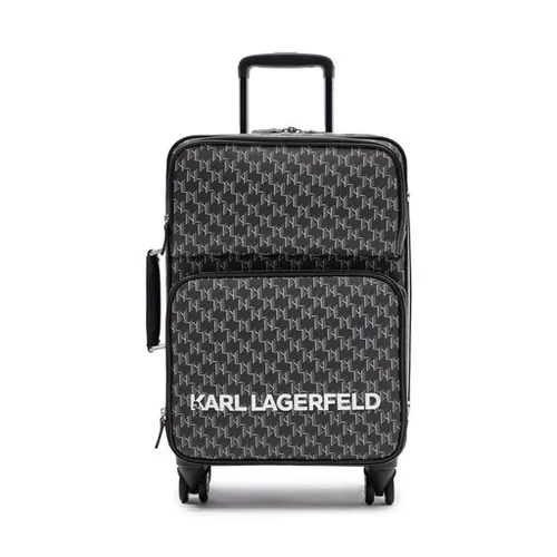 Маленький тканевый чемодан KARL LAGERFELD 235w3014 A999 Black