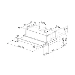 Okap Smeg KSET61E2 Srebrny