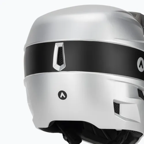 Kask rowerowy ATTABO State 1.0 full face srebrny