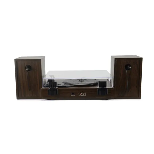 Gramofon AKAI ATT-200SP Manualny Napęd paskowy Bluetooth Brązowy