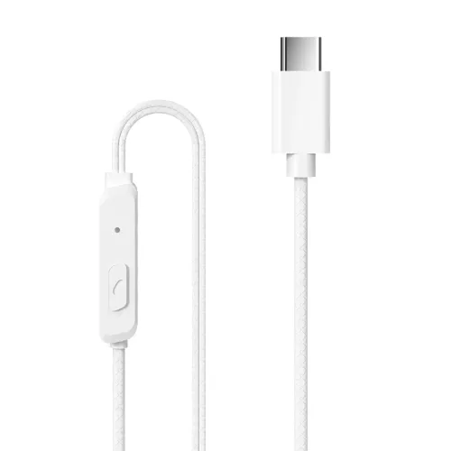 Słuchawki przewodowe Dudao X3B-W USB-C Douszne Biały