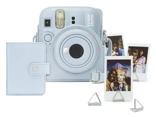 Aparat FUJIFILM Instax Mini 13 Niebieski + Pokrowiec + Album + Spinacze