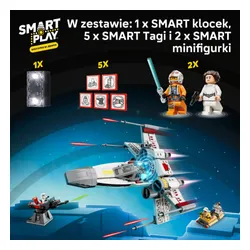 LEGO 75423 Star Wars SMART Play X-Wing Czerwona Piątka Luke