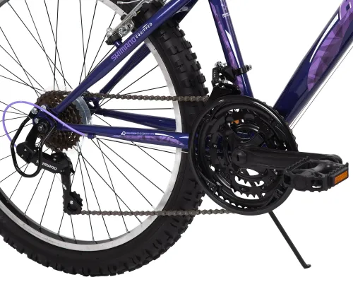 Rower dziecięcy HUFFY Extent 24 cali dla chłopca Fioletowy