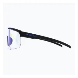 Okulary przeciwsłoneczne Red Bull SPECT Dakota Pro black/photochromic with blue mirror