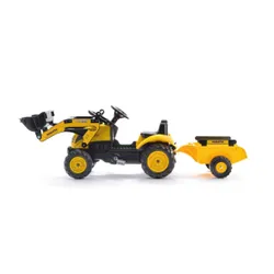 Falk Traktor Na Pedały Koparka Komatsu Z Przyczepą I Łyżką 2-5 Lat