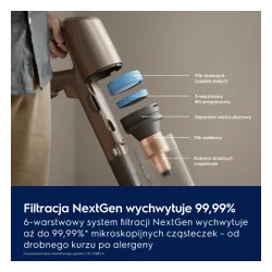 Odkurzacz pionowy ELECTROLUX Ultimate Hygienic 800 EP82U25ULT