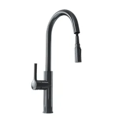 Bateria Globalo Divio Antracytowy Mosiądz/Pvd