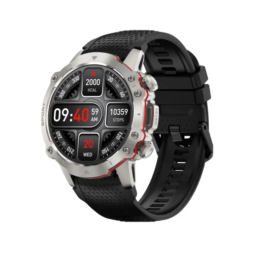 Smartwatch Kiano Watch Sport Srebrny